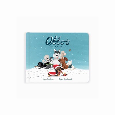 Jellycat Otto's Snowy Christmas and Winter Warmer Otto Sausage Dog Australia | 173562DBU